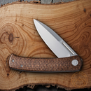 Civivi Cetos Folding Knife 3.48" 14C28N Steel Blade Micarta/Stainless Handle