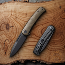 Civivi Cetos Folding Knife 3.48" 14C28N Steel Blade Micarta/Stainless Handle