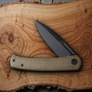 Civivi Cetos Folding Knife 3.48" 14C28N Steel Blade Micarta/Stainless Handle