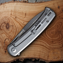 Civivi Cetos Frame Folding Knife 3.48" 14C28N Steel Blade Wood/Stainless Handle