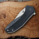 Civivi ODD 22 Folding Pocket Knife 2.97" Sandvik 14C28N Steel, Black G10 Handle