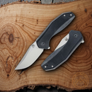 Civivi ODD 22 Folding Pocket Knife 2.97" Sandvik 14C28N Steel, Black G10 Handle