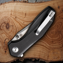 Civivi ODD 22 Folding Pocket Knife 2.97" Sandvik 14C28N Steel, Black G10 Handle