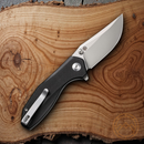 Civivi ODD 22 Folding Pocket Knife 2.97" Sandvik 14C28N Steel, Black G10 Handle
