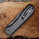 Civivi Elementum Folding Knife 3.5" Sandvik 14C28N Steel Black G10 Handle 03A