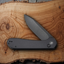 Civivi Elementum Folding Knife 3.5" Sandvik 14C28N Steel Black G10 Handle 03A