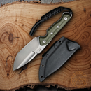 Civivi Maxwell Fixed Knife 4.75 D2 Tool Steel Spear Point Blade Green G10 Handle