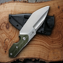 Civivi Maxwell Fixed Knife 4.75 D2 Tool Steel Spear Point Blade Green G10 Handle