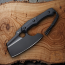 Civivi Aratra Fixed Knife 4.38" D2 Tool Steel Cleaver Blade Black G10 Handle