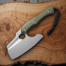 Civivi Aratra Fixed Knife 4.38" D2 Tool Steel Cleaver Blade OD Green G10 Handle