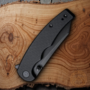 Civivi P87 Folder Folding Knife 2.88" NitroV Steel Tanto Blade Black G10 Handle