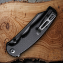 Civivi P87 Folder Folding Knife 2.88" NitroV Steel Tanto Blade Black G10 Handle