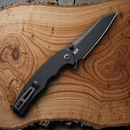 Civivi P87 Folder Folding Knife 2.88" NitroV Steel Tanto Blade Black G10 Handle