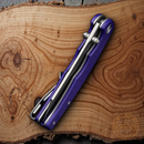 Civivi P87 Folder Folding Knife 2.88" Nitro-V Steel Blade Purple G10 Handle