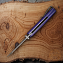 Civivi P87 Folder Folding Knife 2.88" Nitro-V Steel Blade Purple G10 Handle