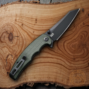Civivi P87 Folder Folding Knife 2.90" Nitro-V Steel Blade Green Micarta Handle