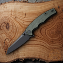 Civivi P87 Folder Folding Knife 2.90" Nitro-V Steel Blade Green Micarta Handle