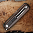 Civivi Slip Joint Folding Knife 2.63" Nitro-V Steel Blade Black Hand Rubbed Copper Handle