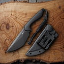 Civivi Concept 22 Fixed Knife 4.88" D2 Tool Steel Full Blade Black G10 Handle