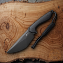 Civivi Concept 22 Fixed Knife 4.88" D2 Tool Steel Full Blade Black G10 Handle