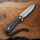 Civivi Elementum Fixed Knife 4" 10Cr15CoMoV Steel Blade Black G10 Handle
