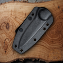 Civivi Elementum Fixed Knife 4" Damascus Steel Blade Ebony Wood Handle C2105DS1