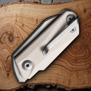 Civivi Ki-V Folding Knife 1.5" 9Cr18MoV Stainless Blade Ivory G10 Handle