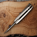 Civivi Ki-V Folding Knife 1.5" 9Cr18MoV Stainless Blade Ivory G10 Handle