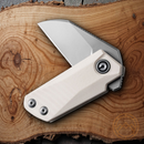 Civivi Ki-V Folding Knife 1.5" 9Cr18MoV Stainless Blade Ivory G10 Handle