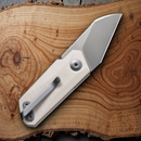 Civivi Ki-V Folding Knife 1.5" 9Cr18MoV Stainless Blade Ivory G10 Handle