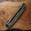 Civivi Sokoke Liner Folding Knife 3.38 14C28N Sandvik Steel Blade Micarta Handle