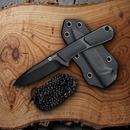Civivi Mini Elementum Fixed Knife 2.25" Nitro-V Steel Blade Black G10 Handle