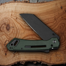 Civivi Buster FG Folding Knife 4.25" Nitro V Steel Blade Green Micarta Handle