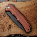 Civivi Praxis Folding Knife 3.75" 9Cr18MoV Steel Blade Cuibourtia Wood Handle