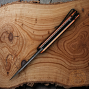 Civivi Elementum Folding Knife 2.96" Damascus Steel Blade Cuibourtia Wood Handle