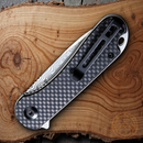 Civivi Elementum Folding Knife 3" Damascus Steel Blade G10 w/CF Overlay Handle