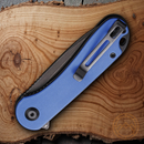 Civivi Elementum Folding Knife 3" D2 Tool Carbon Steel Blade Blue G10 Handle