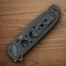 CRKT M16 Folding Knife 3" D2 Tool Steel Blade Black Aluminum Handle