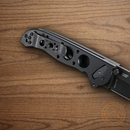 CRKT M16 Folding Knife 3" D2 Tool Steel Blade Black Aluminum Handle