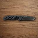 CRKT M16 Folding Knife 3" Stainless Steel Blade Black Stainless Handle