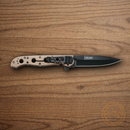 CRKT M16 03 Folding Knifes 3.5" 12C27 Steel Blade Bronze Stainless Handle