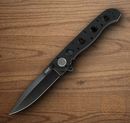 CRKT M16 Folding Knifes 3.63" D2 tool Steel Blade Black Aluminum Handle