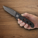 CRKT M16 Folding Knifes 3.88" D2 tool Steel Blade Black Aluminum Handle