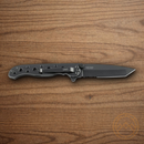 CRKT M16 Folding Knife 3.5" Stainless Steel Blade Black Stainless Handle