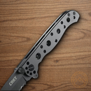 CRKT M16 Folding Knife 3.5" Stainless Steel Blade Black Stainless Handle