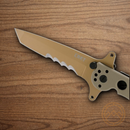 CRKT M16 Special Folding Knife 3.5" 8Cr14MoV Steel Blade Tan G10 Handle