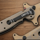 CRKT M16 Special Folding Knife 3.5" 8Cr14MoV Steel Blade Tan G10 Handle
