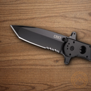 CRKT M16 Special Folding Knife 4" Stainless Steel Blade Black Aluminum Handle