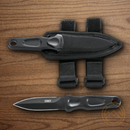 CRKT AG Russell Sting Fixed Knife 3.25" Black Blade Carbon Steel One-Piece Construction