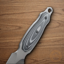 CRKT Shrill Fixed Knife 4.75" 8Cr13MoV Steel Blade Black/Gray Micarta Handle